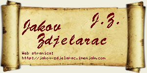 Jakov Zdjelarac vizit kartica